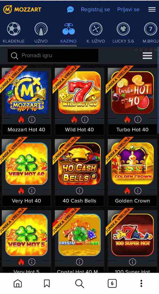 Mozzarbet Mobile Casino u Srbiji